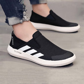 夏季 新款 户外徒步运动鞋 阿迪达斯一脚蹬男鞋 透气懒人溯溪鞋 JI3502