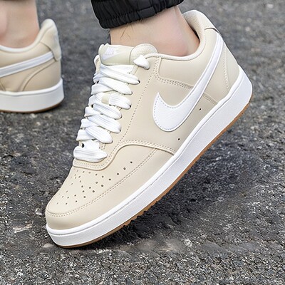 NIKE耐克鞋子COURT VISION男鞋春季新款板鞋翻毛皮运动鞋休闲鞋潮