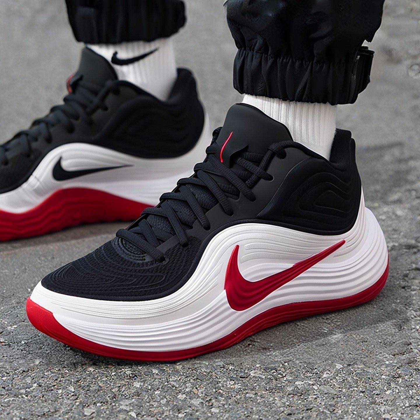 NIKE耐克抗扭中高帮篮球鞋男鞋新款基础震运动鞋防滑耐磨休闲鞋