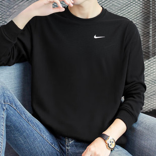 Nike耐克春季新款卫衣男子圆领上衣毛圈棉质运动装厚款外套IB8825