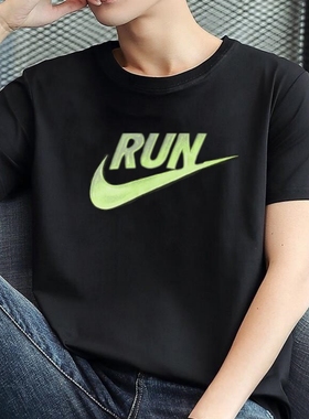 Nike耐克圆领短袖男装正品速干黑色宽松半袖运动服透气T恤HM4459