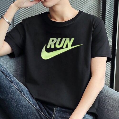 Nike耐克圆领短袖男装正品速干黑色宽松半袖运动服透气T恤HM4459