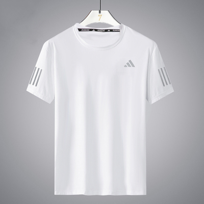 正品假一赔十阿迪达斯冰丝短袖男
