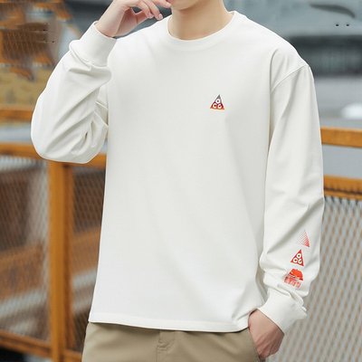 NIKE耐克长袖T恤男2026新款背后印花打底衫休闲运动服上衣IQ3713