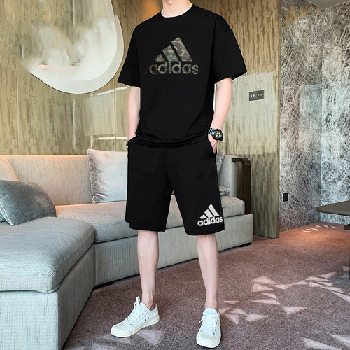 假一赔十运动套装男夏男士两件套