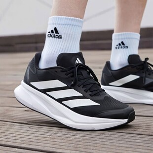 阿迪达斯网面男女鞋夏季新款透气缓震黑武士跑步鞋DURAMO SL男鞋
