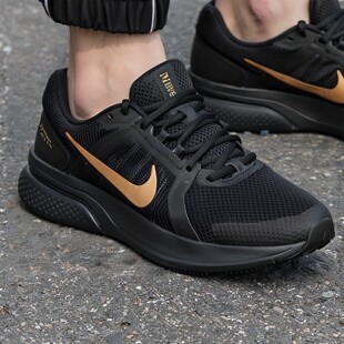 SWIFT网面健身训练运动鞋 NIKE耐克男鞋 RUN 新款 黑色跑步鞋 春季