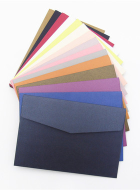 100个6寸A6照片明信片贺卡红包彩色信封高档珠光纸信封邀请函定制