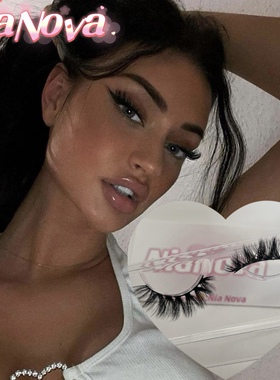 【Diamond】辣妹轻欧美12mm混血V型日常款亚裔上镜ins假睫毛