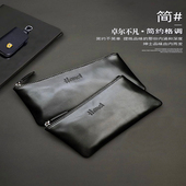 拉链长款 钱包真皮软皮男士 头层牛皮手包女手腕苹果15手机包一体包