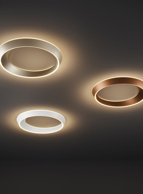 点光意大利Lodes Tidal 60吸顶灯 简约智能LED轻奢卧室客厅书房