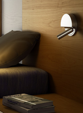 现货西班牙Marset Ledtube壁灯 北欧极简LED床头卧室阅读可调角度