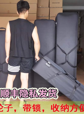 长型行李箱密码储物成人箱包带锁硅胶实体等身手办收纳箱子带轮