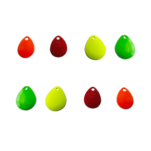 水滴油漆亮片喷漆工艺工厂生产DIY配件复合旋转路亚鱼饵海鲈鱼