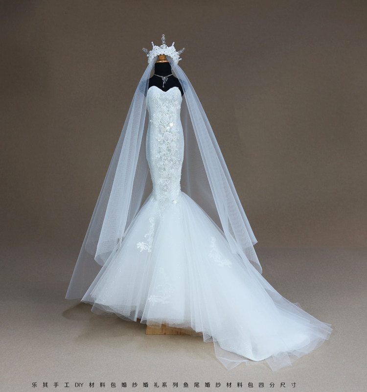 乐其手工DIY材料包婚纱婚礼系列鱼尾婚纱BJD四分三分DIY婚纱|msdalam kategori mod main/animasi/Zhou Bian/cos/permainan papan, Tangan untuk melakukan/Mini kapsul mainan/Doll/BJD/Soldier, BJD anak patung Kawasan - dari Buy2taobao.com untuk memberikan perkhidmatan ejen Taobao profesional membeli