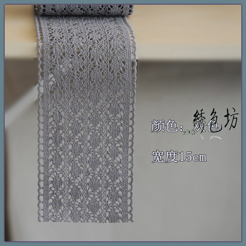 宽棉线蕾丝花边桌布直边拼接鞋材镂空辅料桌旗拖鞋蕾丝面料布料在类目 居家布艺, 缝纫DIY材料、工具及成品, 缝纫DIY配件/辅料/配饰, 花边中 - 来自Buy2taobao.com提供专业的淘宝代购服务