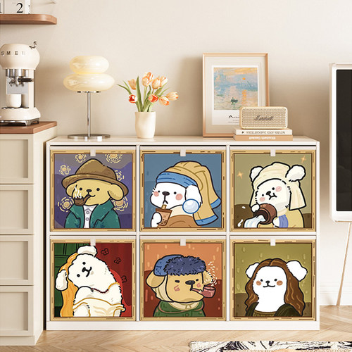 可水洗皮革布艺折叠收纳箱