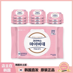 【韩国直邮】Kleenex舒洁湿厕纸女性用温和便携扔马桶40片*9包