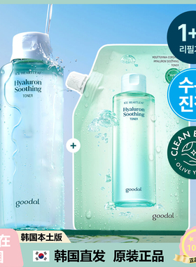 【韩国直邮】goodal  Hyaluron鱼腥草透明质酸舒缓爽肤水350mlx2