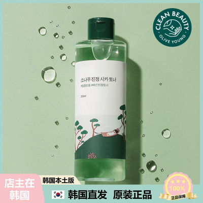 【韩国直邮】ROUND LAB柔恩莱独岛松树积雪草舒缓 爽肤水250ml