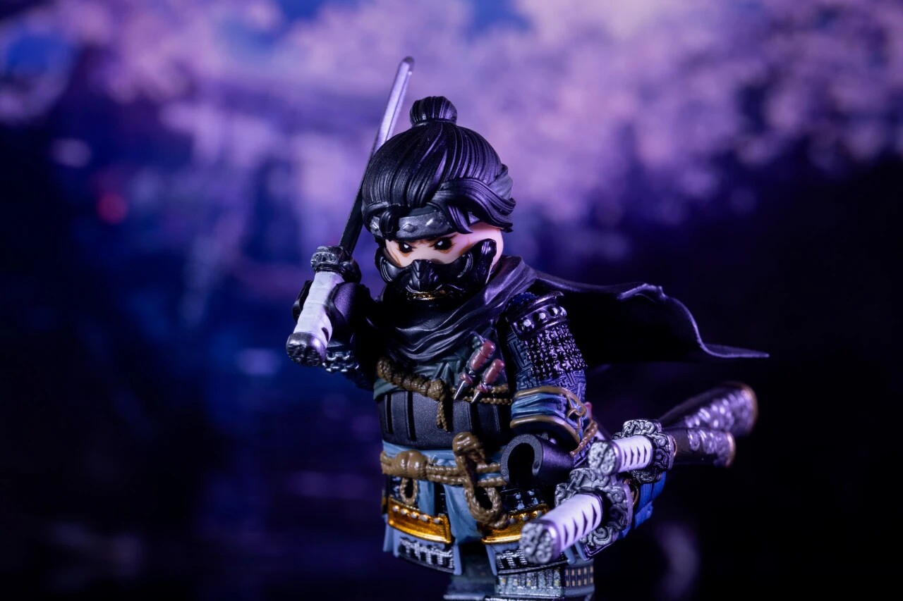 人仔工厂 第三方 对马岛之魂 境井仁V2  游戏角色 积木 兵人