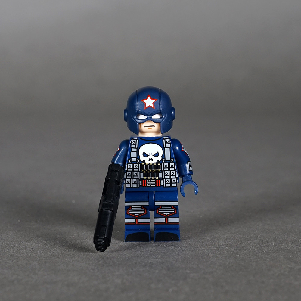 龙牌 第三方人仔 惩罚者美队 漫威 超级英雄 限量印刷