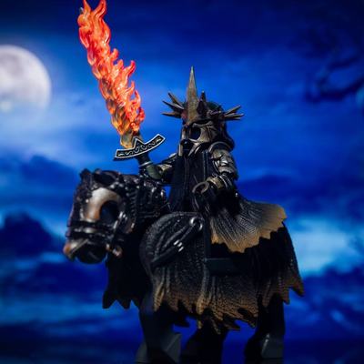 第三方 LBx人仔工厂联名 魔戒系列 巫王强化补充包 拼插积木 人仔