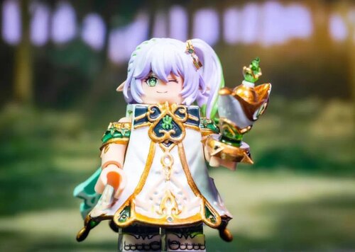 MF&LB联名 原神系列 草神 纳西妲 积木 拼插 手办 玩具