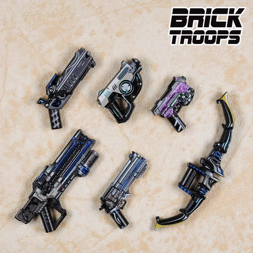 【武器】乐宜乐 bricktroops 第三方人仔 配件 印刷 游戏 守望