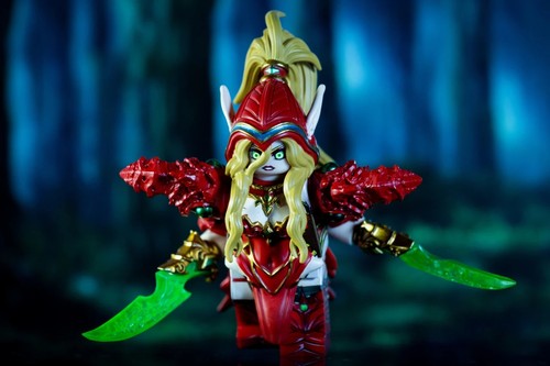 第三方 人仔工厂 WOW系列 瓦莉拉 拼插积木 人仔玩具