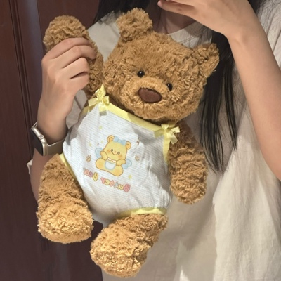 黄油小熊吊带巴塞罗熊巴猪衣服