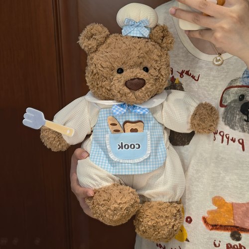 jellycat巴塞罗熊崽娃衣厨师衣服