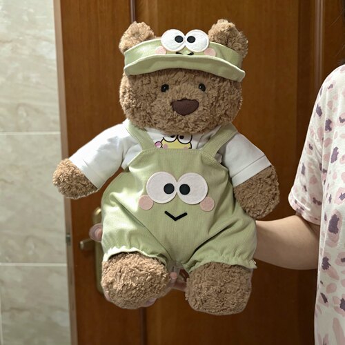 jellycat巴塞罗熊小青蛙背带裤