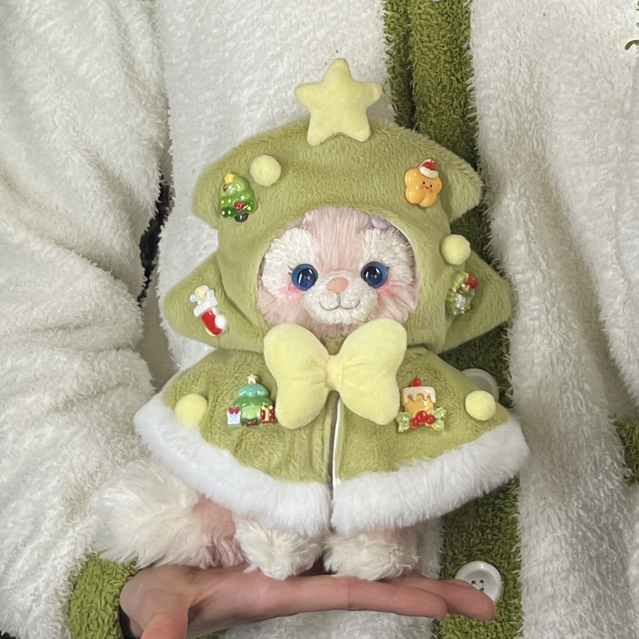 玲娜贝儿圣诞树外出包娃衣迪士尼