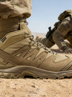 SALOMON萨洛蒙军版战术靴XA FORCES MID GTX防水登山鞋L40977900
