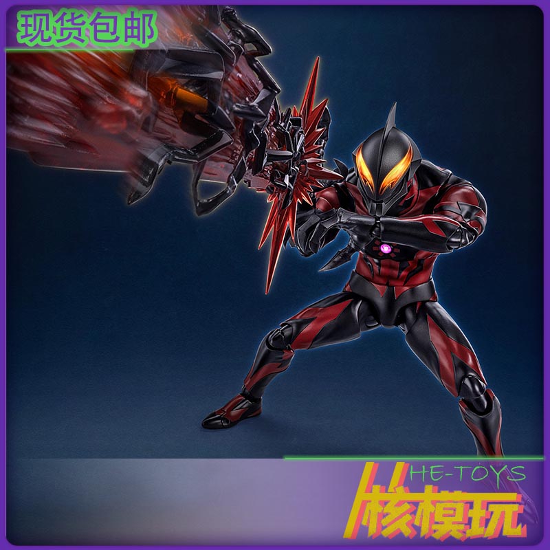 现货 CCS TOYS 光轨迹 贝利亚 奥特曼 贝老黑 赛罗反派 可动模型