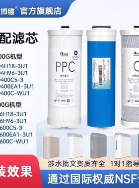 乐博维适配海尔净水器机HRO4H18/96-3U1/100/400/600C-WU1滤芯
