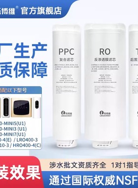 乐博维适配海尔净水器HRO400-4C/4E/4MINI3/5/7U1/LRO4H10-3滤芯