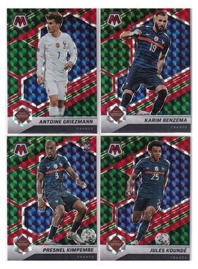 球星卡 格列兹曼 本泽马 孔德 绿马赛克折 2022世界杯之路 法国