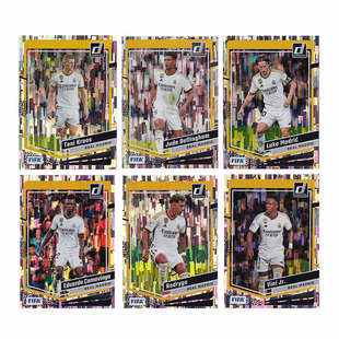 球星卡 皇马 瀑布折 2023-24 donruss 克罗斯 贝林厄姆 莫德里奇
