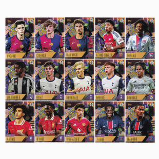 球星卡 贝里瓦尔 斯凯利 恩德里克 新秀2024 Topps gold 未来之星