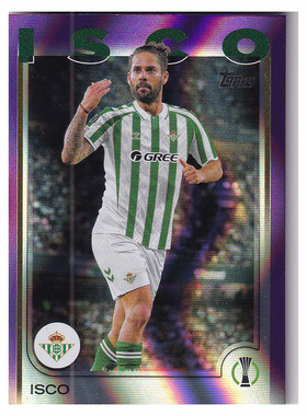 球星卡 伊斯科 紫雾折 2024-25 Topps UCC 欧战 皇家贝蒂斯