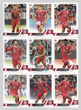 球星卡 拜仁 2022-23 Topps UCC欧战 穆夏拉 穆勒 德利赫特