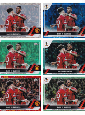 球星卡 加纳乔 拉什福德 双人连线 99编 2022-23 topps UCC 曼联