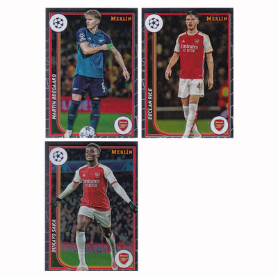 球星卡 阿森纳 2023-24 Topps 梅林 厄德高 赖斯 萨卡