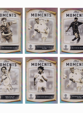 球星卡 时刻特卡 银折 2022-23 topps finest 加维 齐达内 因扎吉