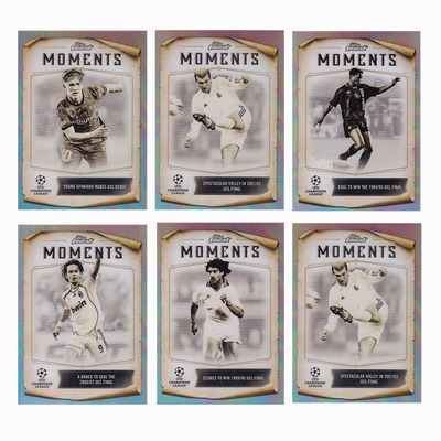 球星卡 时刻特卡 银折 2022-23 topps finest 加维 齐达内 因扎吉