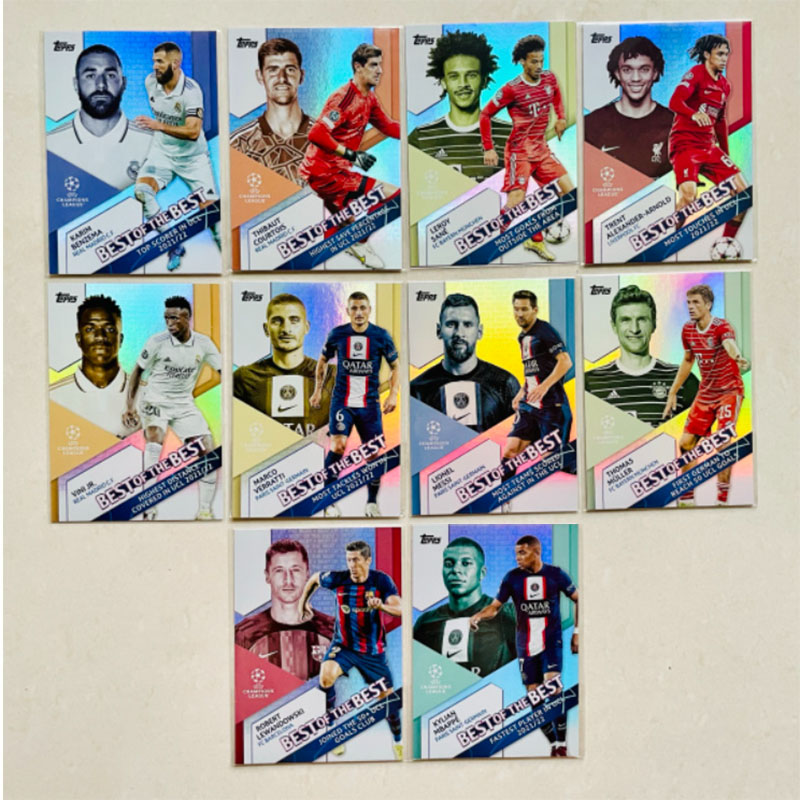 球星卡 梅西 姆巴佩 穆勒 维尼修斯 BEST 精英BOB 2023 topps UCC
