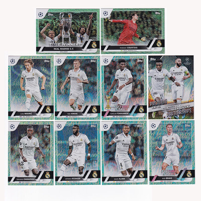 球星卡 2022-23 topps UCC碧玉 莫德里奇 本泽马 维尼修斯 皇马