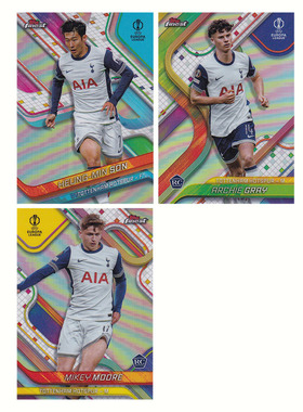 球星卡 孙兴慜 穆尔摩尔 格雷 银折 新秀 2025 topps finest 热刺